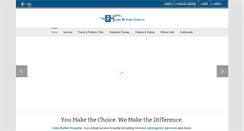 Desktop Screenshot of lakebutlerhospital.com
